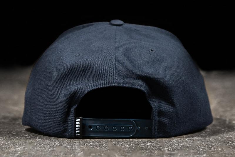 Women's Nobull Flat-Brim Snapback Hats Navy | SG Q3251M